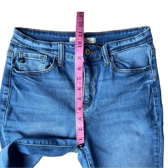 KanCan Women’s High Rise Raw Hem Frayed Ankle Jeans KC9121M, Size 7 / 27 - Picture 8 of 10